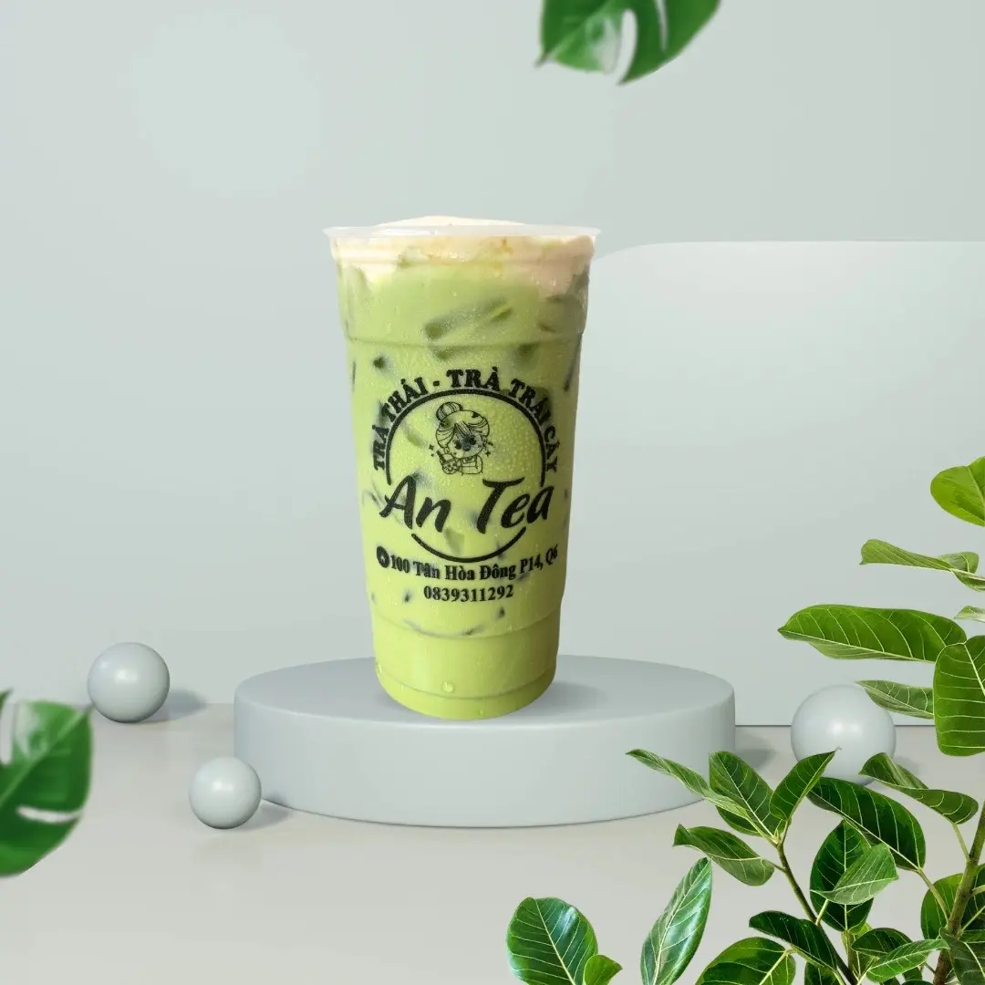 Hình ảnh Trà Sữa Thái Xanh Kem Cheese
