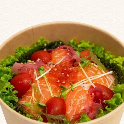 Hình ảnh Salad cá hồi & trứng cá hồi