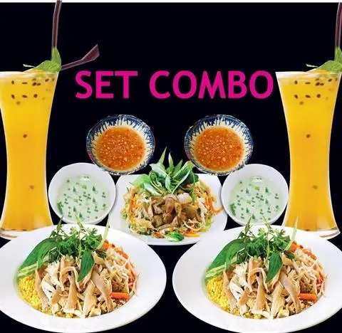 Hình ảnh Combo gỏi gà xé cho 2ng - 2 ly trà tắc