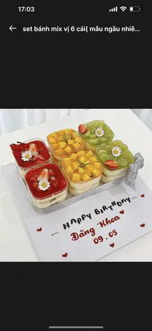 Hình ảnh set bánh mix vị 6 cái (mẫu ngẫu nhiên)