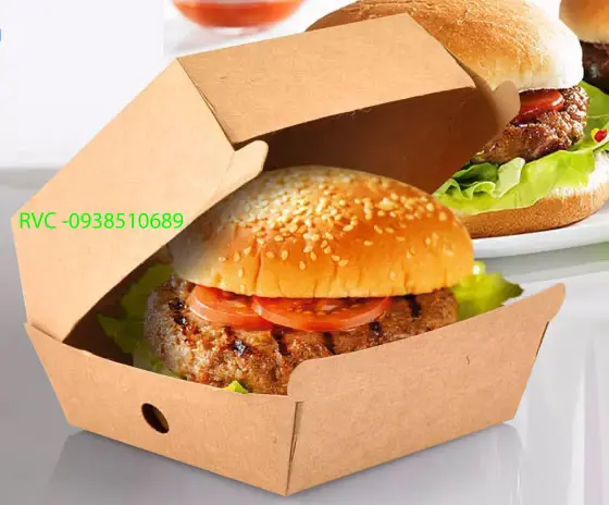 Hình ảnh Hamburger thịt nướng quay