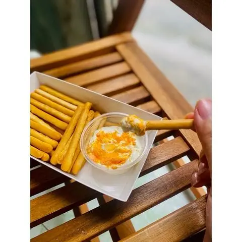 Hình ảnh Bánh Quy Chấm Sốt Kem