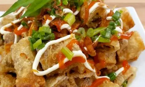 Hình ảnh bánh tráng chiên 