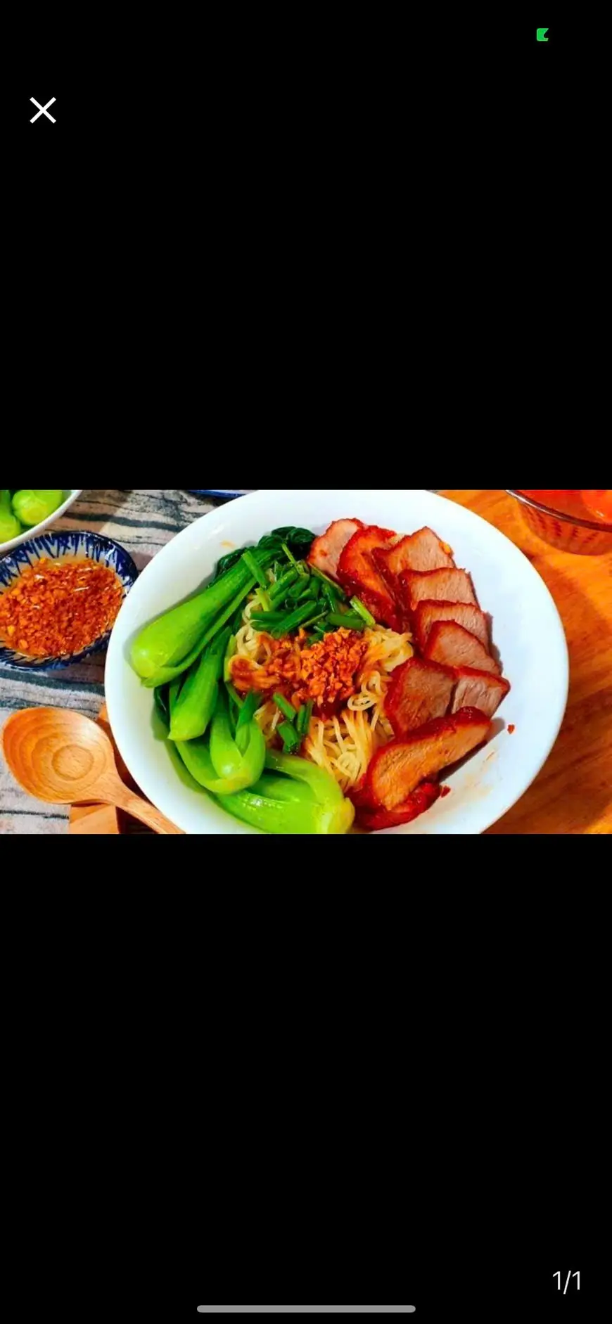 Hình ảnh Mì trộn xá xíu heo