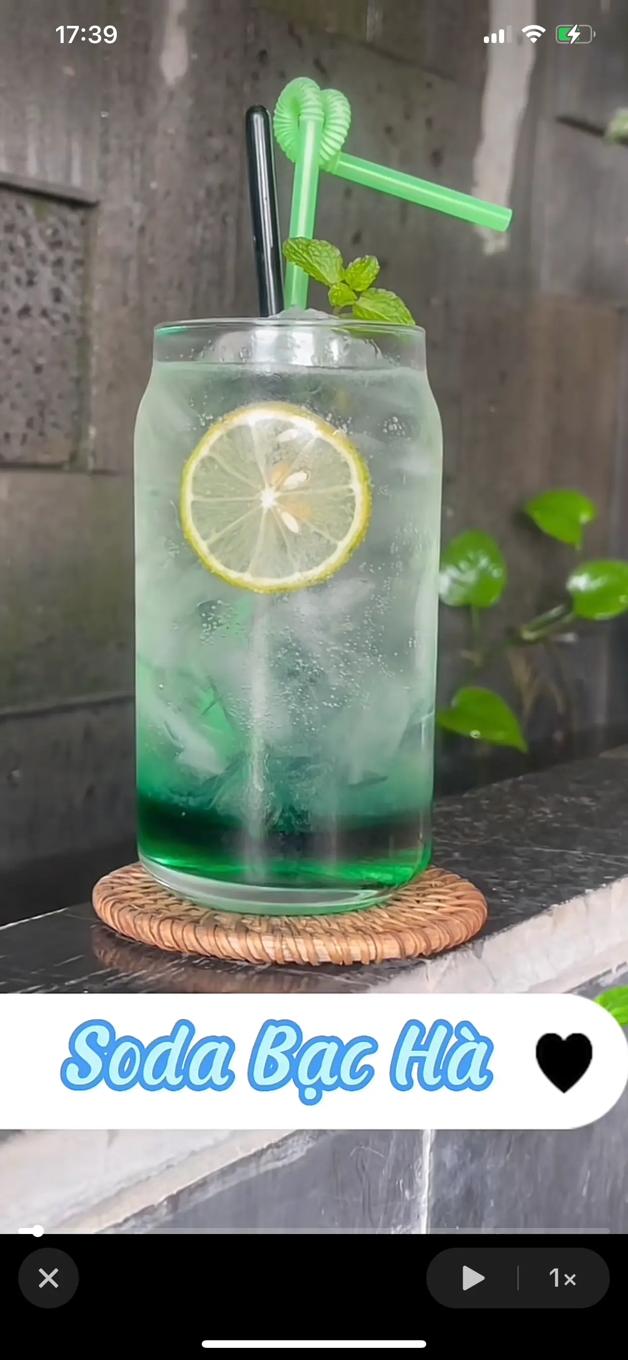 Hình ảnh soda bạc hà