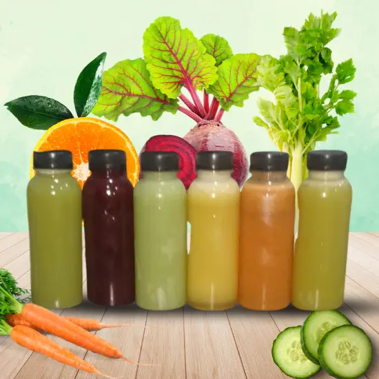Hình ảnh Combo 6 loại nước ép detox nguyên chất