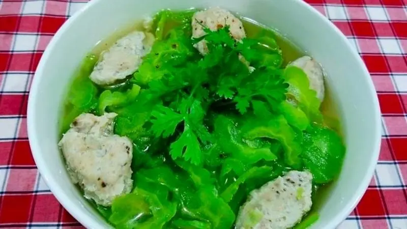 Hình ảnh Canh khổ qua cá thác lác