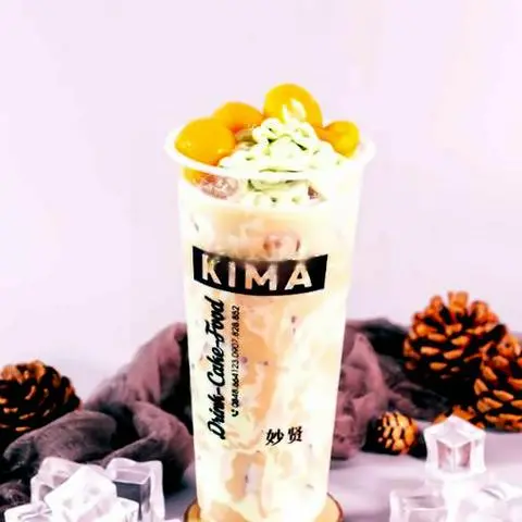 Hình ảnh Trà sữa nama trà xanh - khoai môn - cacao