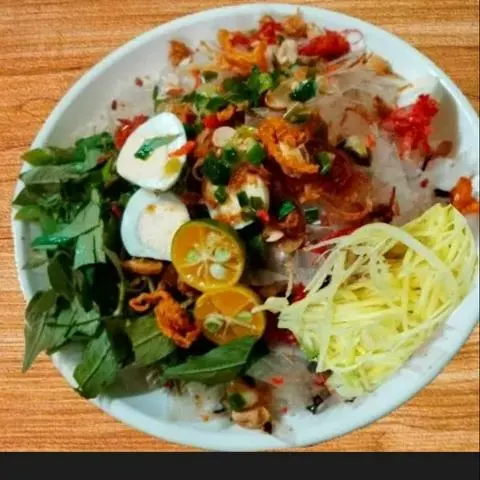 Hình ảnh Bánh tráng trộn tóp mỡ