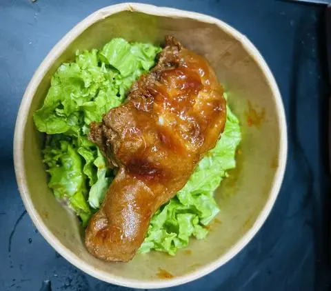 Hình ảnh Đùi gà chiên sốt chua ngọt