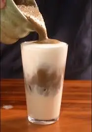Hình ảnh Houjicha late kem muối