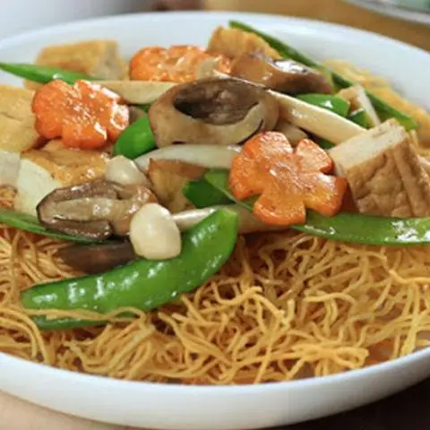 Hình ảnh Mì Xào Giòn Chay