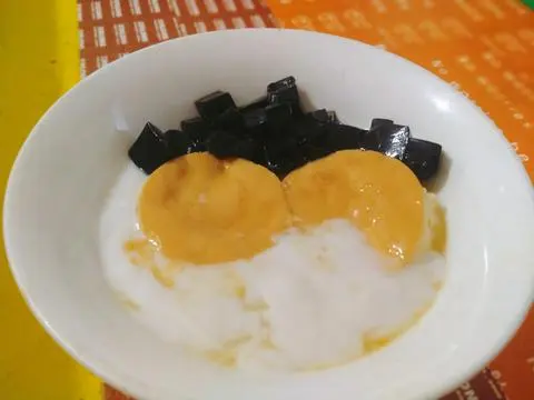 Hình ảnh Flan sương sáo cốt dừa 