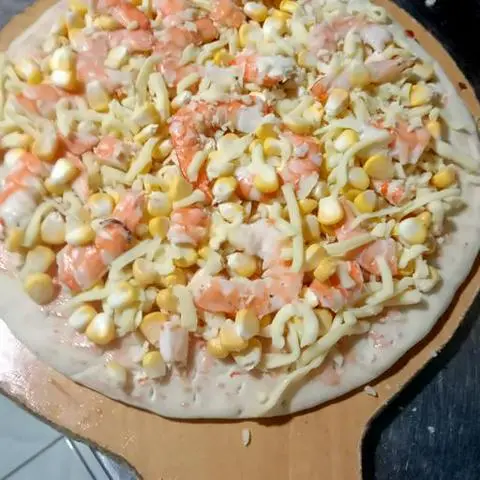 Hình ảnh Pizza phô mai tôm - size M