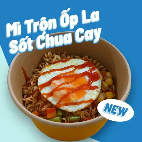 Hình ảnh Mì Trộn ỐpLa Sốt Chua Cay