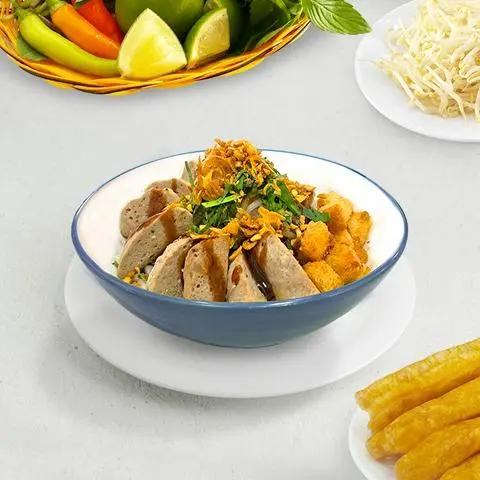 Hình ảnh Phở trộn bò viên