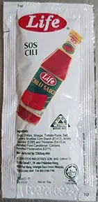 Hình ảnh 1 gói tương ớt Life (khách mua lẻ hãy gọi quán)