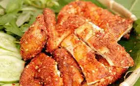 Hình ảnh 1 con Gà Nướng Sốt Bản Đôn + 1 con Gà Nướng Muối Ớt 