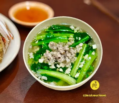 Hình ảnh Canh cải thịt bằm