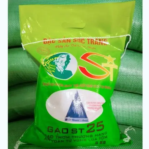 Hình ảnh Gạo ST25 1Kg (Ruộng Vụ Mới) Cơm Dẻo Thơm, Đậm Cơm