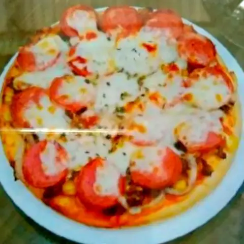 Hình ảnh Pizza phô mai xúc xích - pizza chesse pepperoni size L