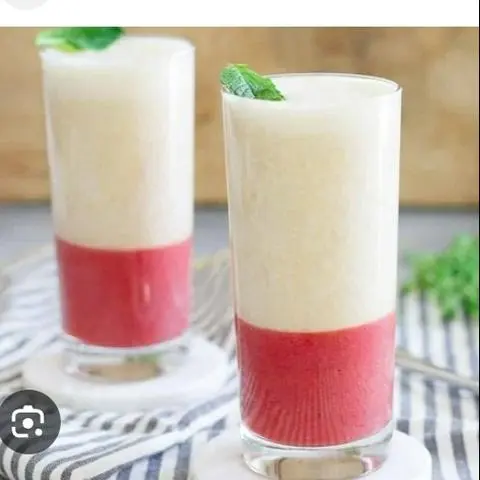 Hình ảnh Sinh Tố Dâu mix Mãng cầu 