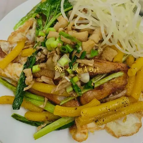 Hình ảnh Bột+ Nui Chiên Trứng