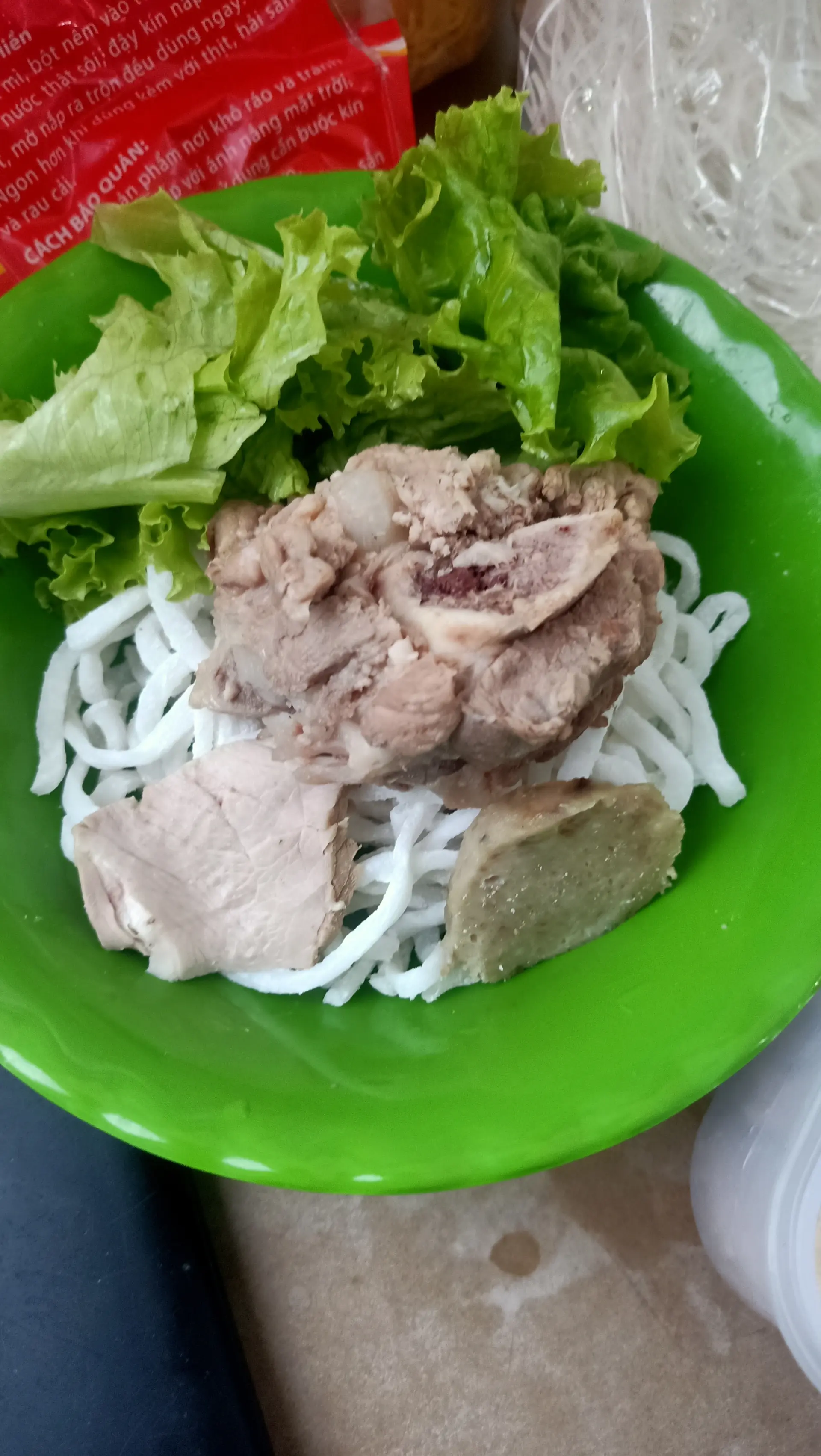 Hình ảnh bánh canh bột gạo xương 