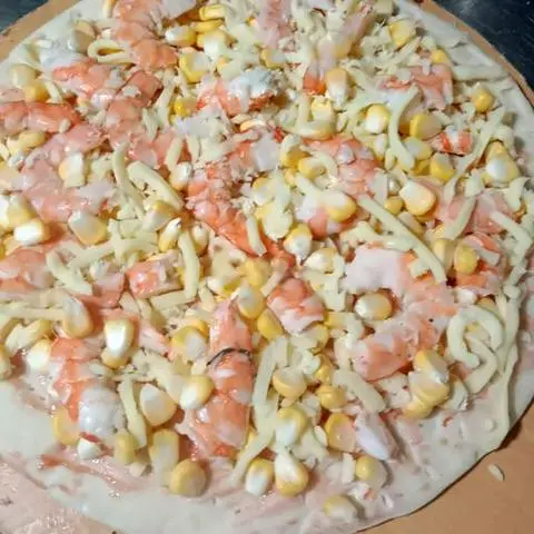 Hình ảnh Pizza phô mai tôm - size L