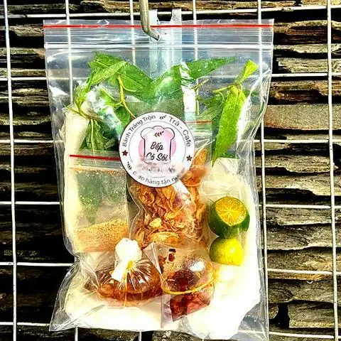 Hình ảnh Bánh tráng dẻo hành phi