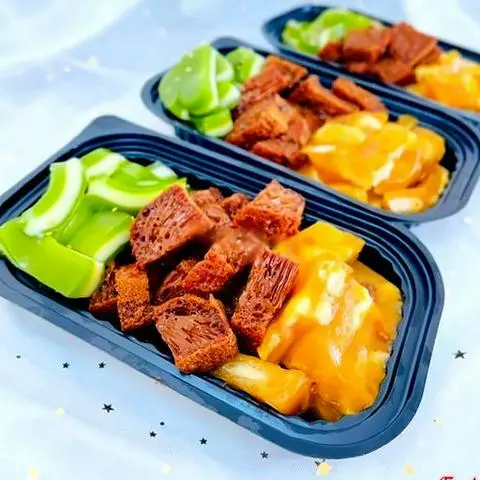 Hình ảnh Set bò - da lợn - chuối hấp