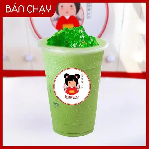 Hình ảnh Trà sữa matcha thạch trà xanh size L