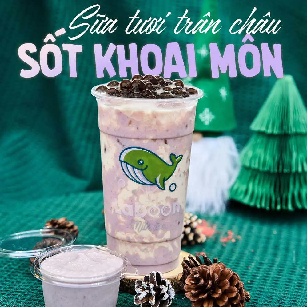 Hình ảnh Sữa Tươi Trân Châu Sốt Khoai Môn