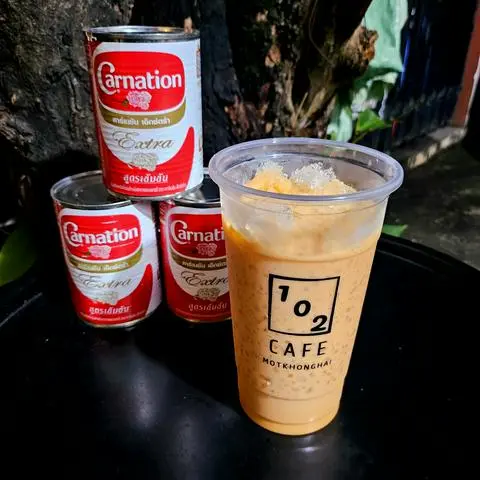 Hình ảnh Trà sữa thái đỏ không topping