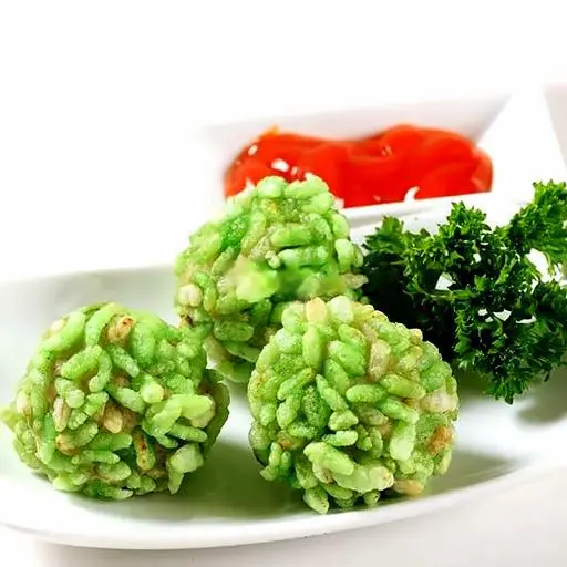 Hình ảnh Cá viên cốm xanh