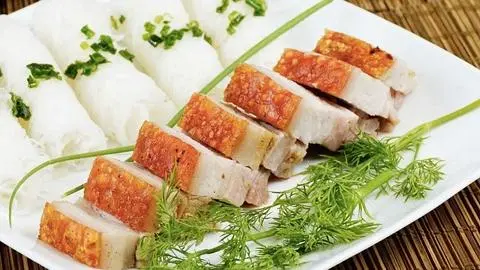 Hình ảnh Bánh hỏi heo quay