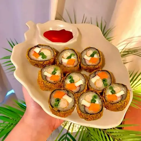 Hình ảnh Kimbap chiên xù