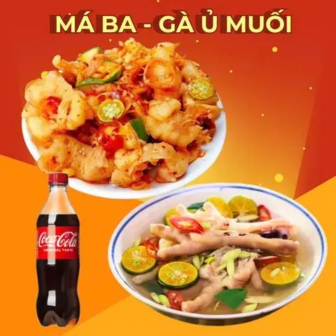 Hình ảnh Combo chân gà rút xương lắc sả tắc nhỏ + chân gà rút xương sốt Thái nhỏ + 1 coca