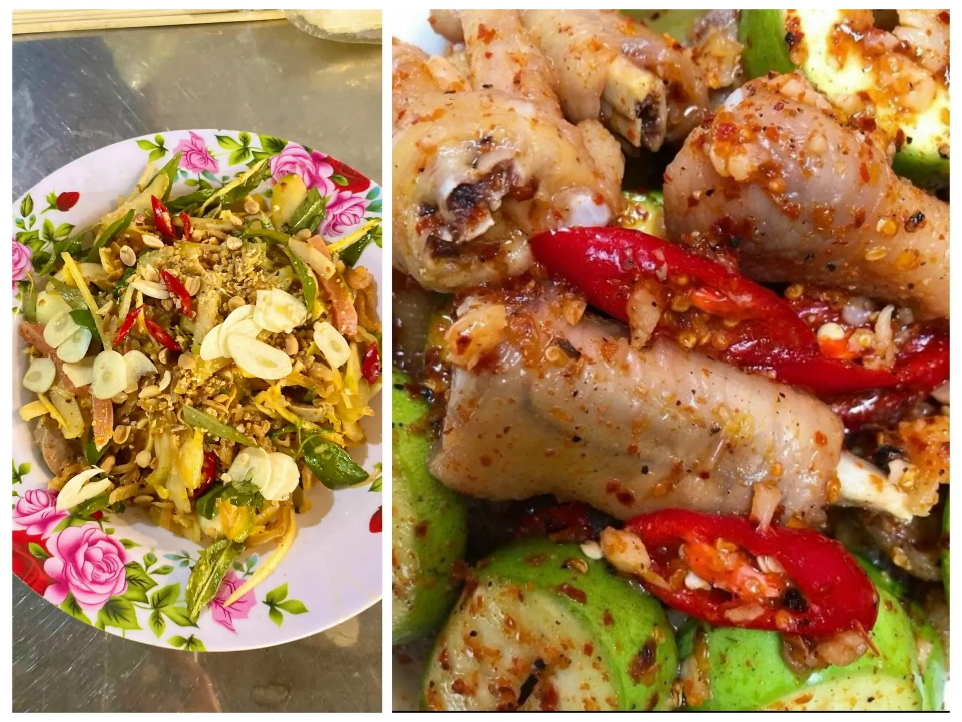 Hình ảnh combo 1 tré trộn đặc biệt + 1 chân gà sốt thái tặng 1 coca +1 bánh phồng 