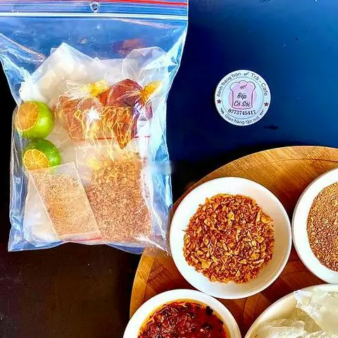 Hình ảnh Bánh tráng dẻo sate tỏi