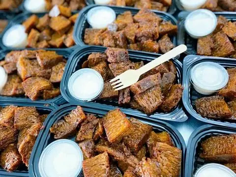 Hình ảnh bánh bò kèm cốt dừa
