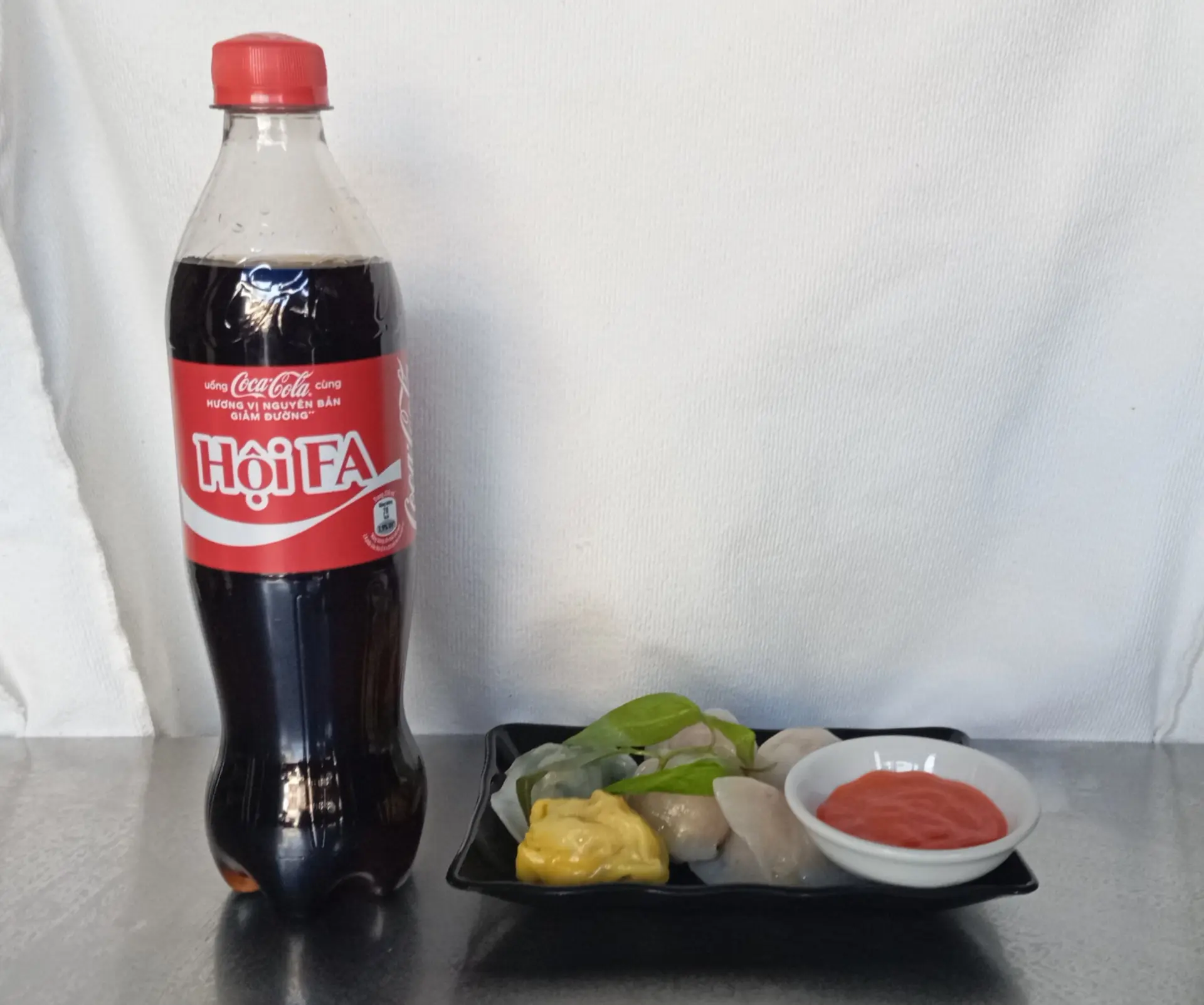 Hình ảnh 5 Viên Há Cảo Tùy Chọn + 1 Chai CoCa CoLa hoặc 1chai pepsi 600ml