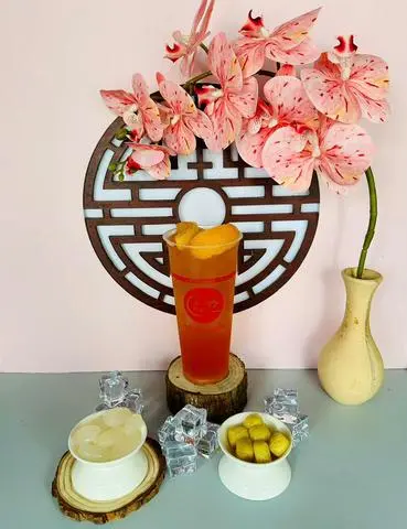 Hình ảnh Hồng trà đào