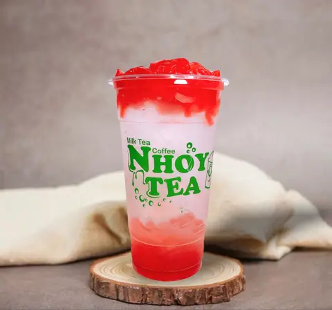 Hình ảnh Soda Dâu Tây Thạch Dâu