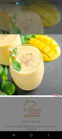 Hình ảnh Sinh tố sữa chua  mix xoài 