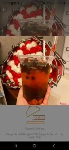 Hình ảnh Trà dâu trân châu đen