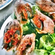 Hình ảnh ốc giác nướng muối ớt 1 con 25₫