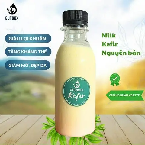 Hình ảnh Sữa chua kefir không đường nguyên chất
