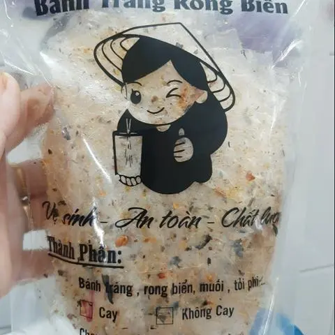 Hình ảnh Bánh tráng rong biển.