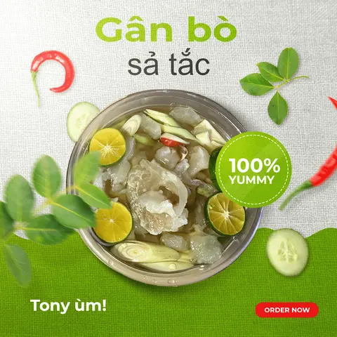 Hình ảnh Gân bò ngâm sả tắc - Hộp nhỏ